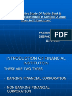 Comparative Study of Public Bank & Private