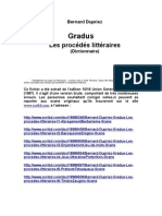 Bernard Dupriez Gradus Les Procedes Litteraires 1984 v0