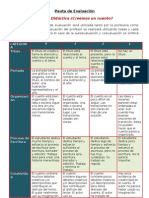 Pauta de Evaluación Cuento