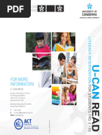 U-CAN READ Brochure