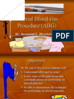 Arterial Blood Gas Procedure Power Point