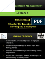 HRM Dessler 08 Training and Development