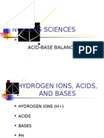 NSG 201 - Acid Base Lecture NOTES