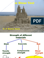 Vane Shear Test: Dr. B. Munwar Basha