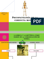 Psicopatologia de La Conducta Motora