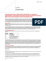 FT19977 - 8 - Using VFP 5.0 Top-Level Forms