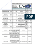 Tabela Preços Pessoas para Imprimir