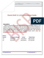 Oracle OLAP Installation