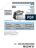 Service Manual: DCR-HC23E/HC24E/HC26/HC26E/HC35E