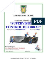 Supervisión y Control de Obras