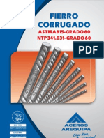 Fierro Corrugado NTP 341.031 - Grado 60