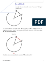 8.3 Arcs, Central Angles, and Chords: Arc. See The Illustration Below