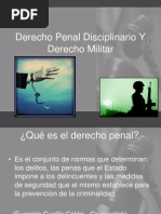 Derecho Penal Disciplinario Y Derecho Militar