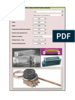 Metal Cubicle Heater Sizing Guideline