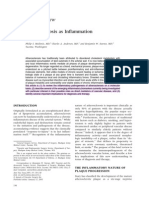 Atherosclerosis As Inflammation