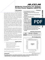 Quick-PWM Master Controllers For Voltage-Positioned CPU Core Power Supplies (IMVP-IV)