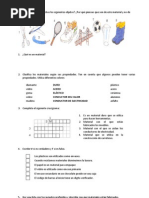 De Qué Materiales Están Hechos Los Siguientes Objetos