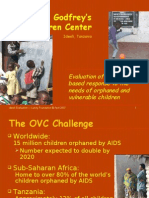 The Godfrey's Children Center Idweli, Tanzania Evaluation of A