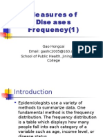 Measures of Disease Frequency 0903 - Gaohongcai