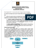 Master of Business Administration-MBA Semester 2 MB0047 - Management Information Systems - 4 Credits (Book ID: B 1630) Assignment Set - 1 (60 Marks)