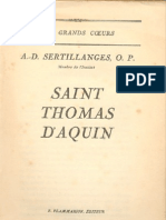 Sertillanges, A.D.,Saint Thomas D'aquin