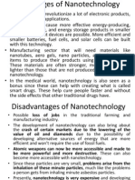 Advantages of Nanotechnology