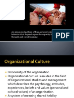 Organisational Culture