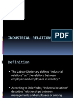 F048 Industry Relations HRM