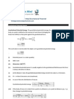 Gravitational Potential Energy