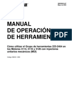 Manual de Operación de Herramientas CATERPILLAR