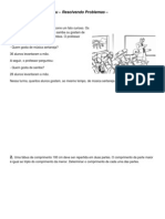 Problemas Equação Do Primeiro Grau