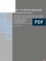 Utility Analysis - Engineering Economics