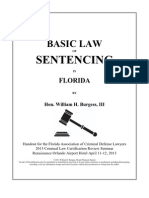 Florida Sentencing: Basic Law of Sentencing in Florida