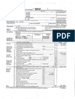 President Obama's 2012 Tax Return