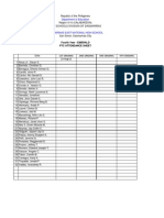 Department of Education: Fourth Year - EMERALD PTC Attendance Sheet