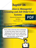 Introduction To Managerial Accounting and Job Order Cost Systems