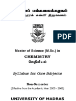 MSC Chemistry