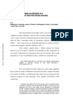 A Contra-Reforma Do Estado e o Reordenamento Das Políticas Sociais Brasileiras