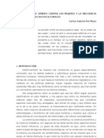 Violencia de Género y Patrones Socioculturales - Gabriel Del Mazo