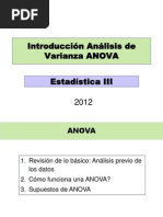 Introducción Anova