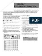 Yamaha EX5 EX7 E3 Additional Performance Setup Tips