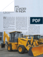 Article On 'Backhoe Loader Industry in India' by Chaitanya Raj Goyal