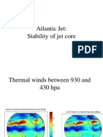 Atlantic Jet: Stability of Jet Core