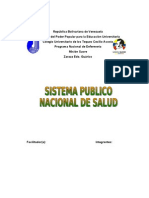 Sistema Publico Nacional de Salud