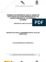 TDR Plantas de Aguas Residuales Ajuterique y Lejamaní