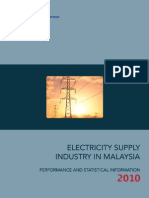 Electricity Supply Industry in Malaysia 2010