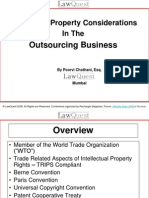 IP Considerations in The Outsourcing Business