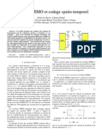 Systèmes MIMO Et Codage Spatio-Temporel