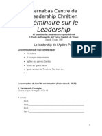 Leadership Et Ministère de Paul