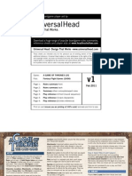 Another Boardgame Player Aid By: Universal Head Design That Works